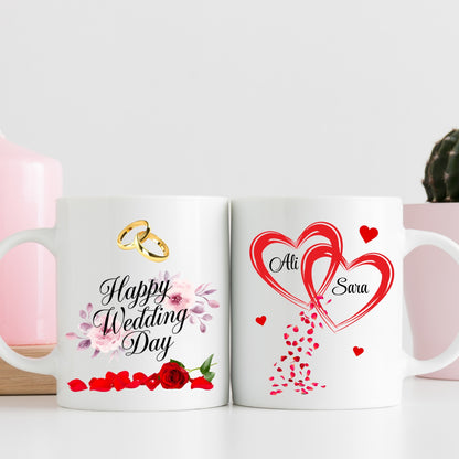 Customized White Mug with Name/Logo/Pictures