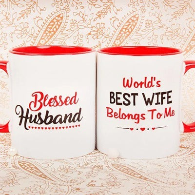 Customized Inner Color Mug - With Pics/Name Logo in Pakistan - Shalimar Prints