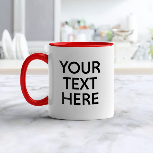 Customized Inner Color Mug - With Pics/Name Logo in Pakistan - Shalimar Prints