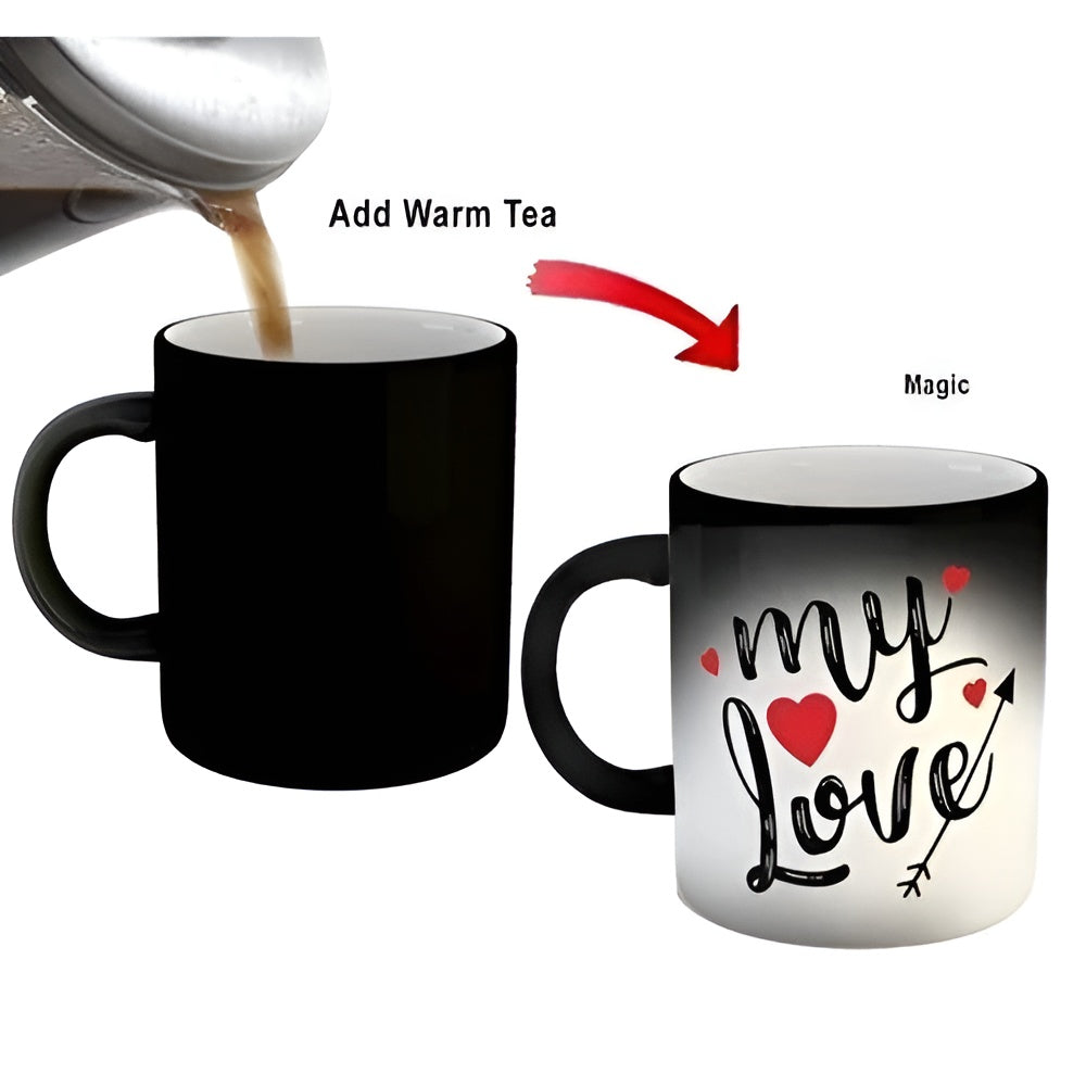 Customized Magic Mug - Hot Cold Temperature Mug - With Pics/Name/Logo