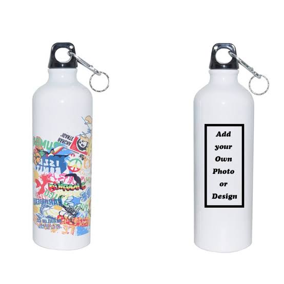 Customized Sublimation Double Lid Water Bottle for Kids/Boys/Teachers - School Bottle - Delivery All Pakistan