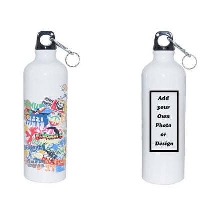 Customized Sublimation Double Lid Water Bottle for Kids/Boys/Teachers - School Bottle - Delivery All Pakistan