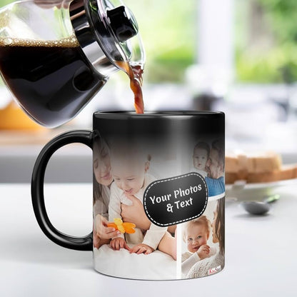 Customized Magic Mug - Hot Cold Temperature Mug - With Pics/Name/Logo