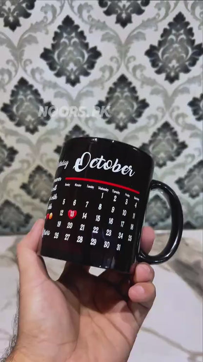 Customized Patch Black Mug customized with Pics/Name/Logo - Shalimar Prints